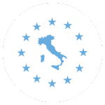 La bandiera dell'Italia in un cerchio, esposta su una pagina in formato professionale con le agevolazioni clienti menzionate.